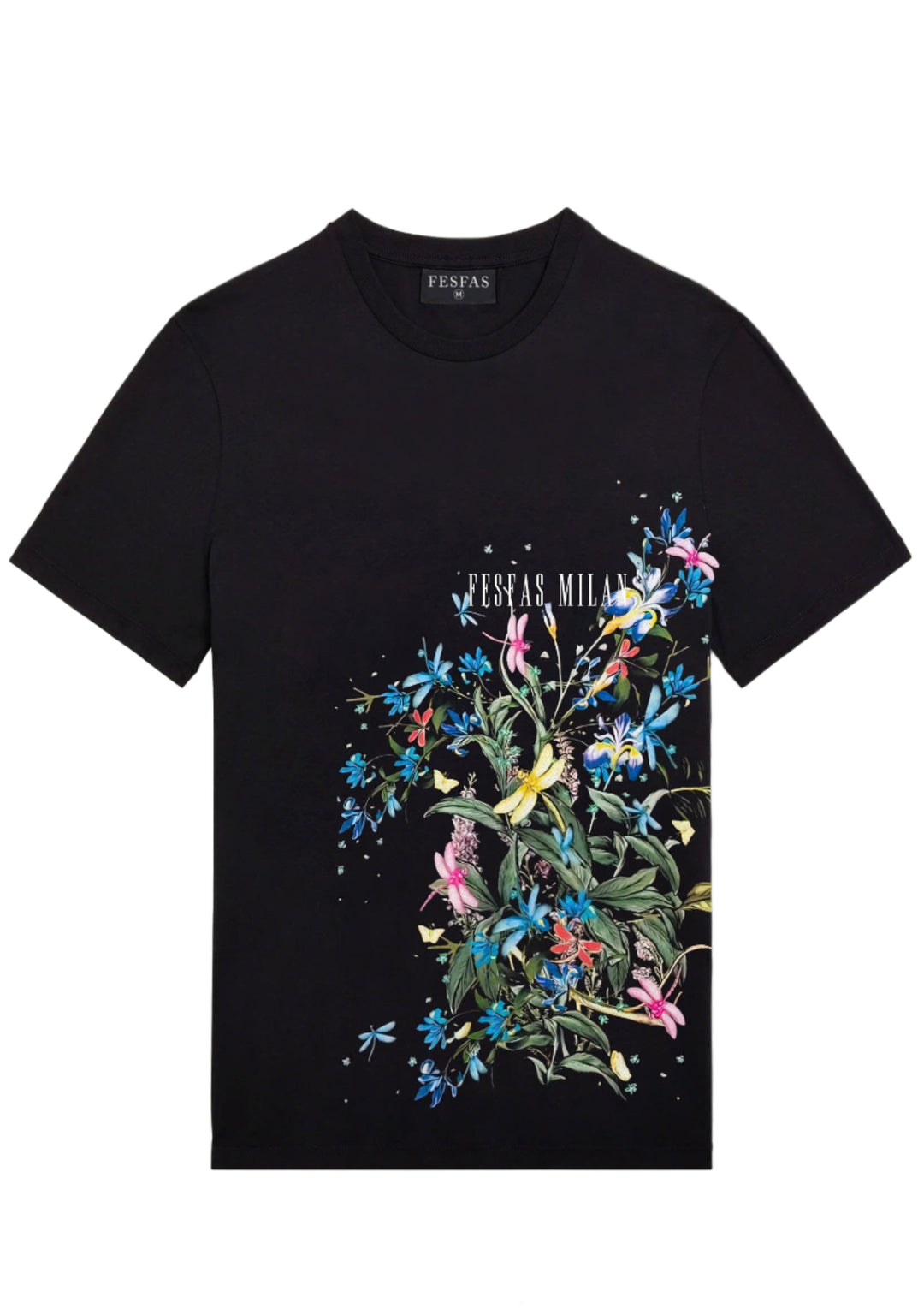 FesFas flowers-print T-shirt | Black | Men