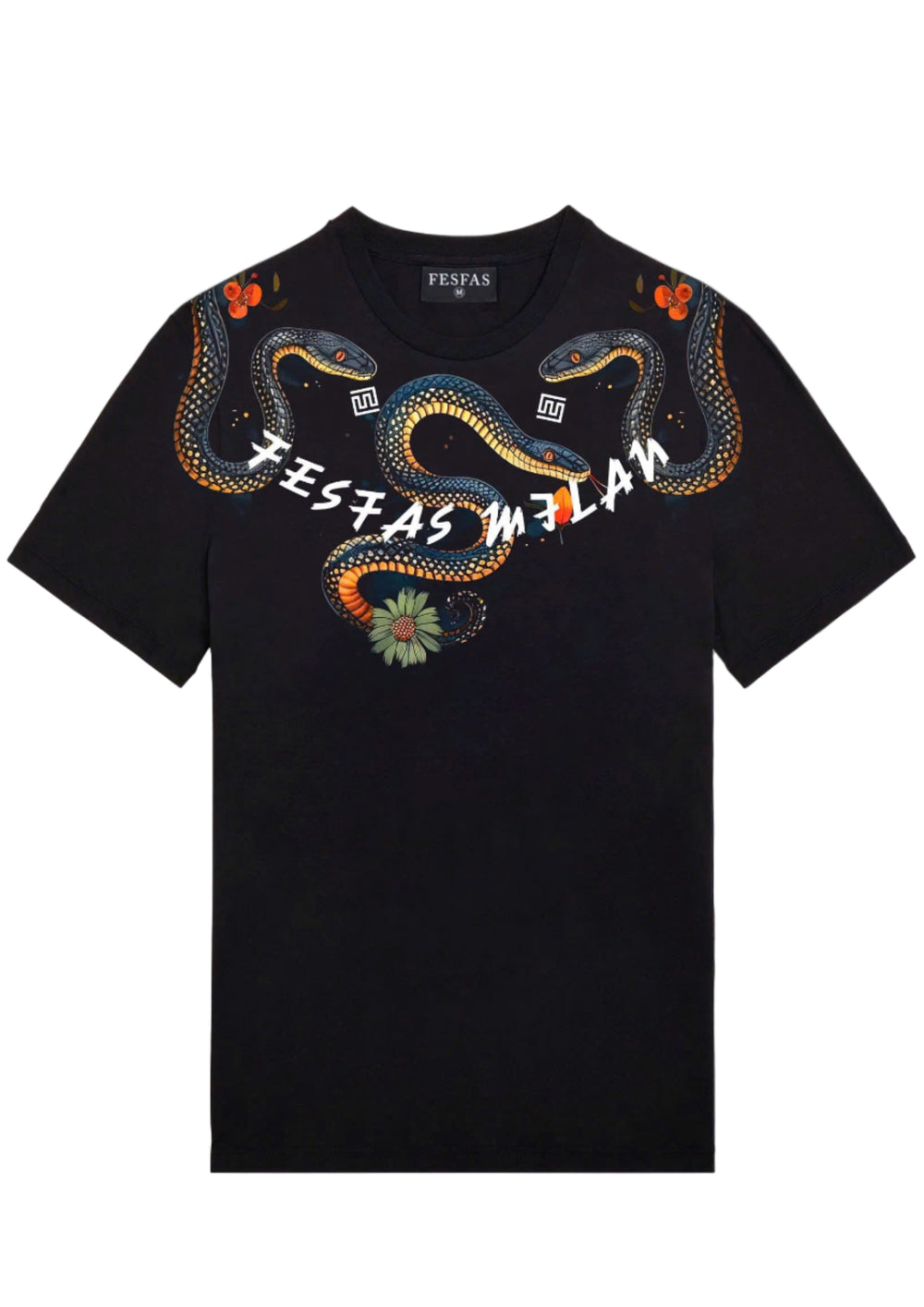 FesFas viper-print T-shirt