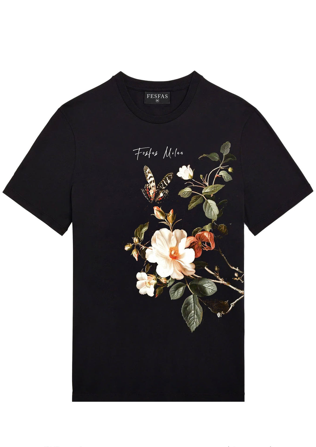 FesFas flowers-print T-shirt | Black | Men