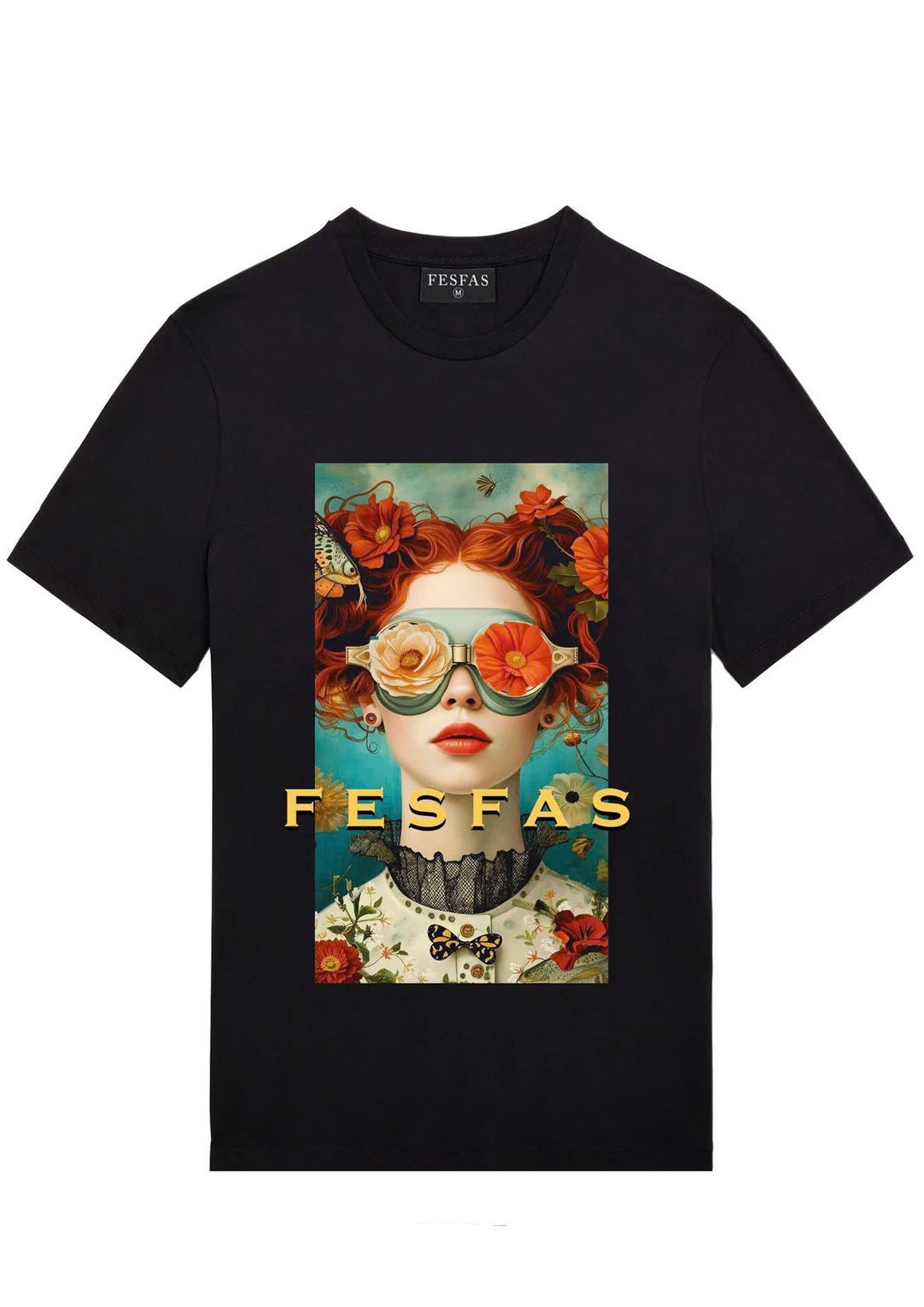 FesFas girl-print T-shirt | Black | Men