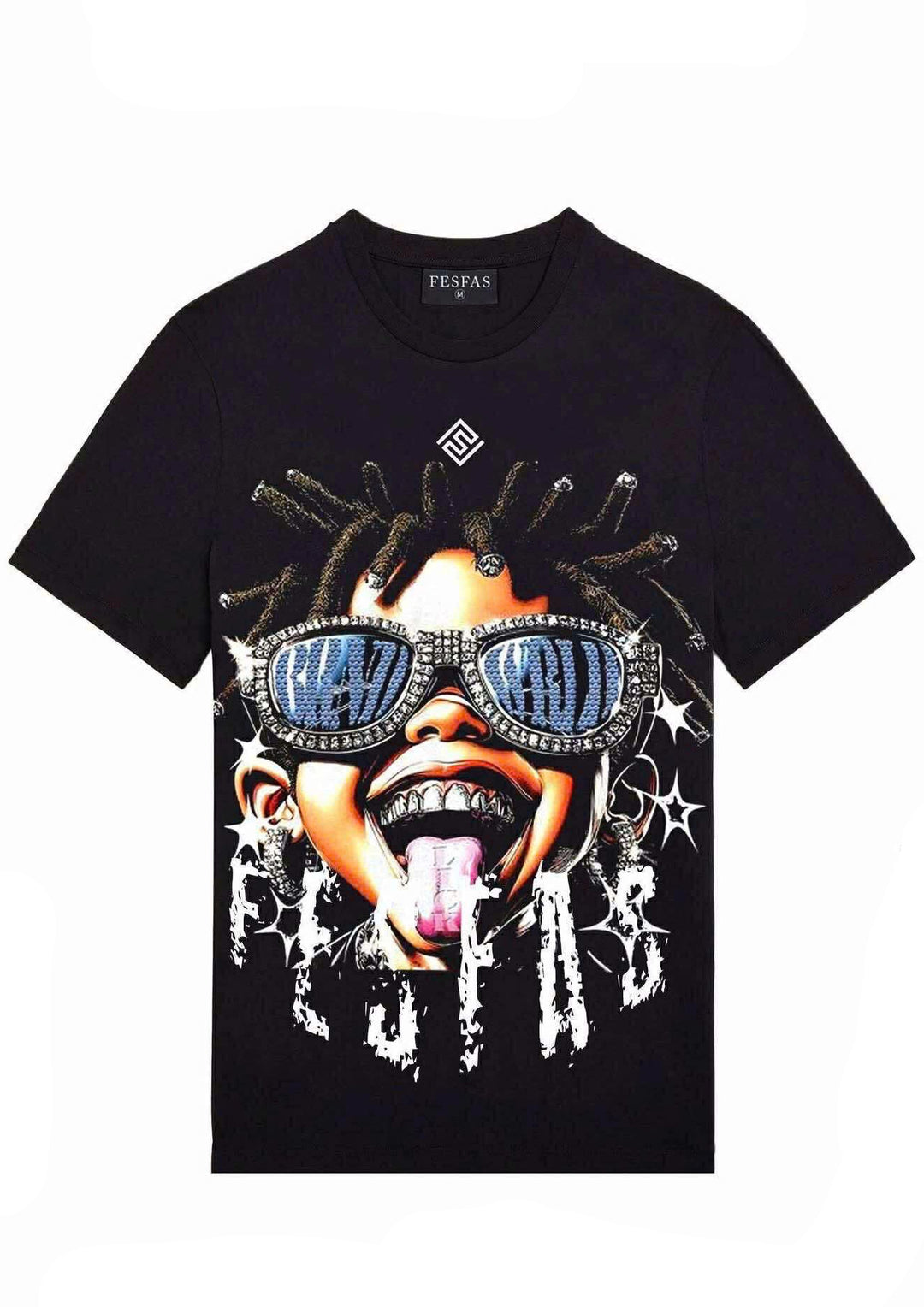 FesFas dreadlock-print T-shirt | Black | Men
