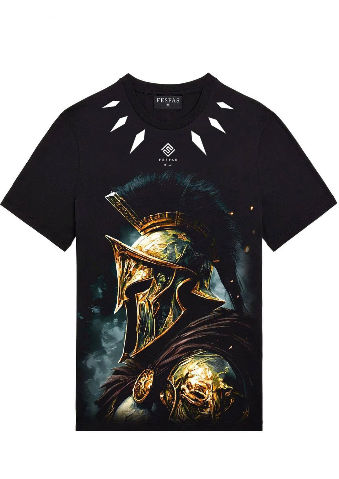 FesFas warrior-print T-shirt | Black | Men