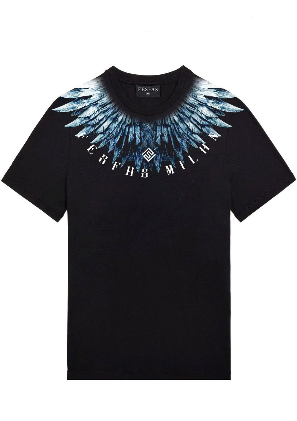 FesFas feathers-print T-shirt