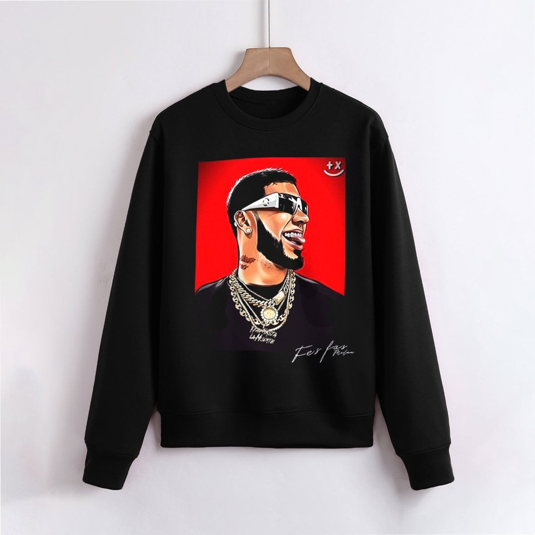 FesFas Swag-print Sweatshirt | Black | Men