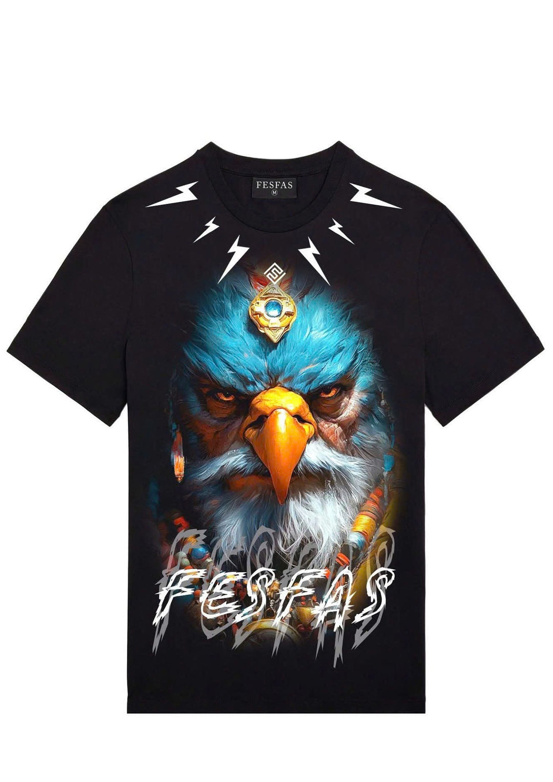 FesFas eagle-print T-shirt | Black | Men