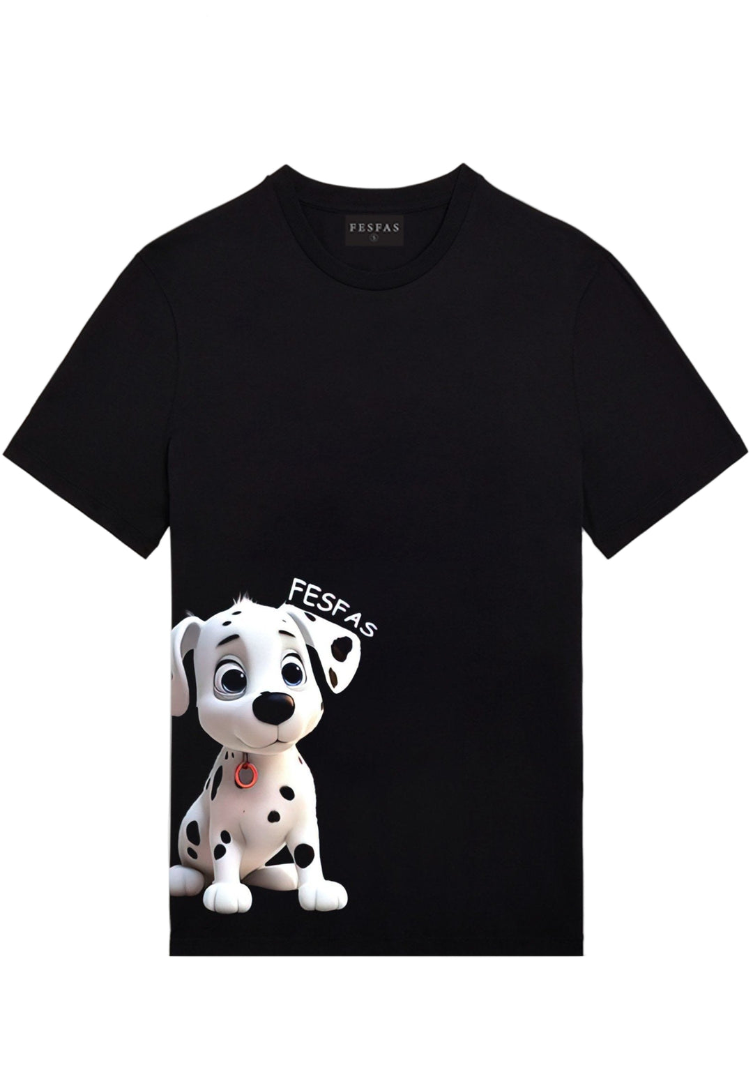 FesFas dalmatian-print T-shirt | Black | Men