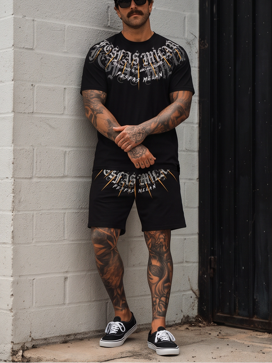 FesFas graphic-print T-shirt Set