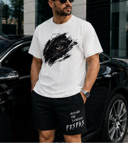 FesFas black panther-print T-shirt Set