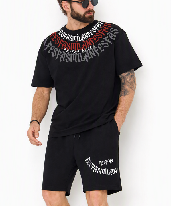 FesFas graphic-print T-shirt Set