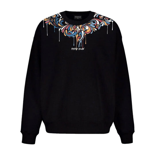 FesFas Abstract Swirl-print Sweatshirt