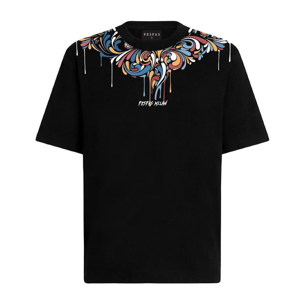 FesFas Abstract Swirl-print T-shirt