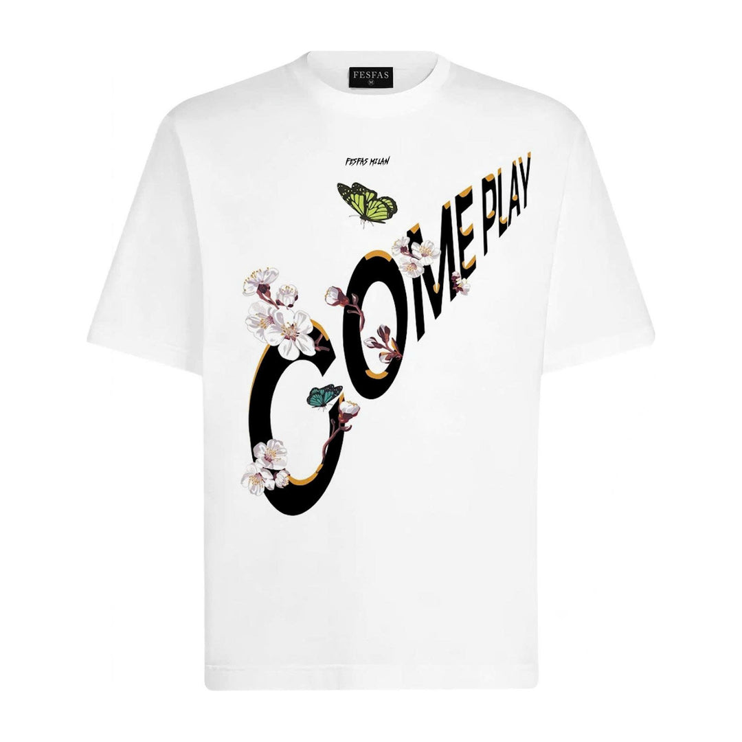 FesFas Come Play-print T-shirt