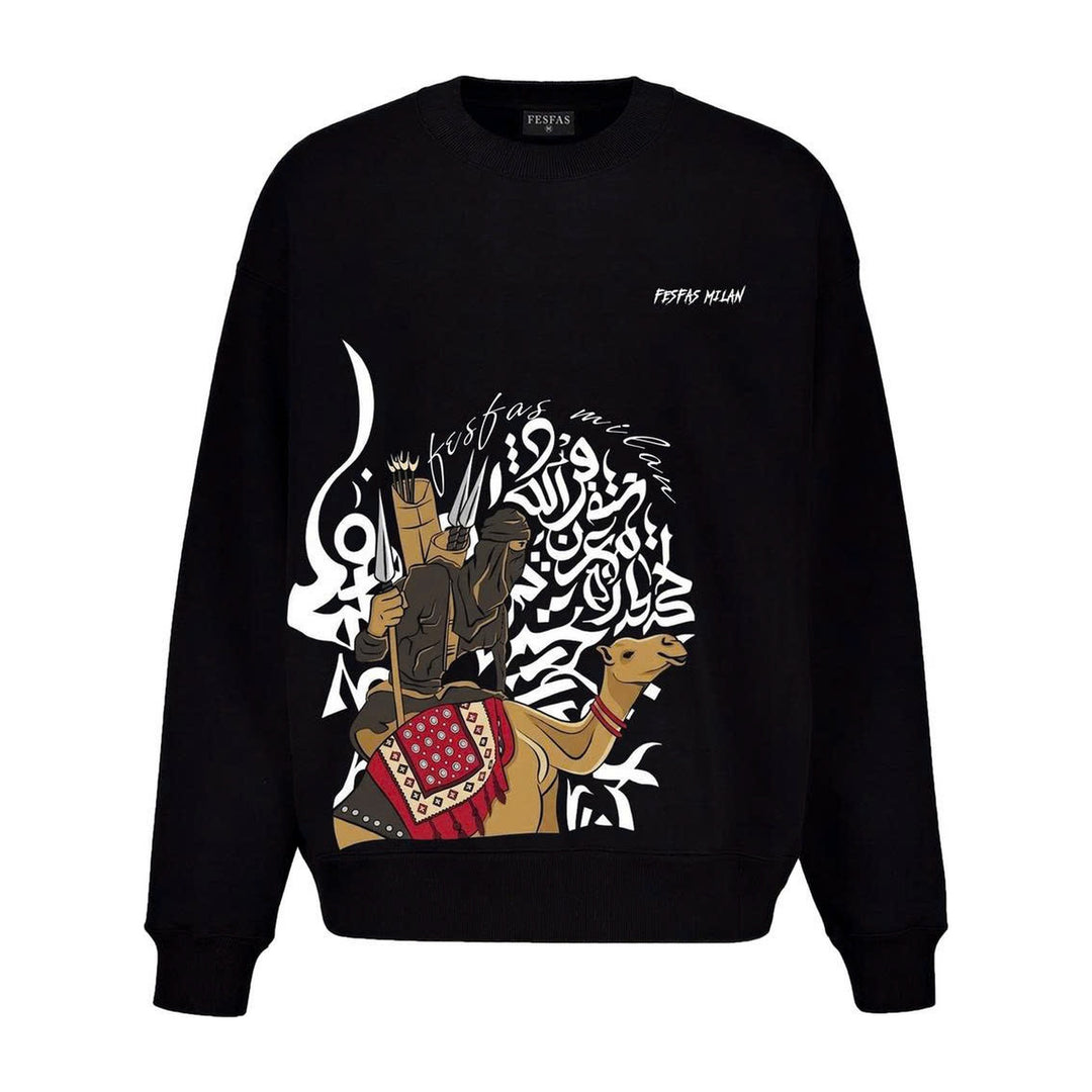 FesFas Desert Warrior-print Sweatshirt