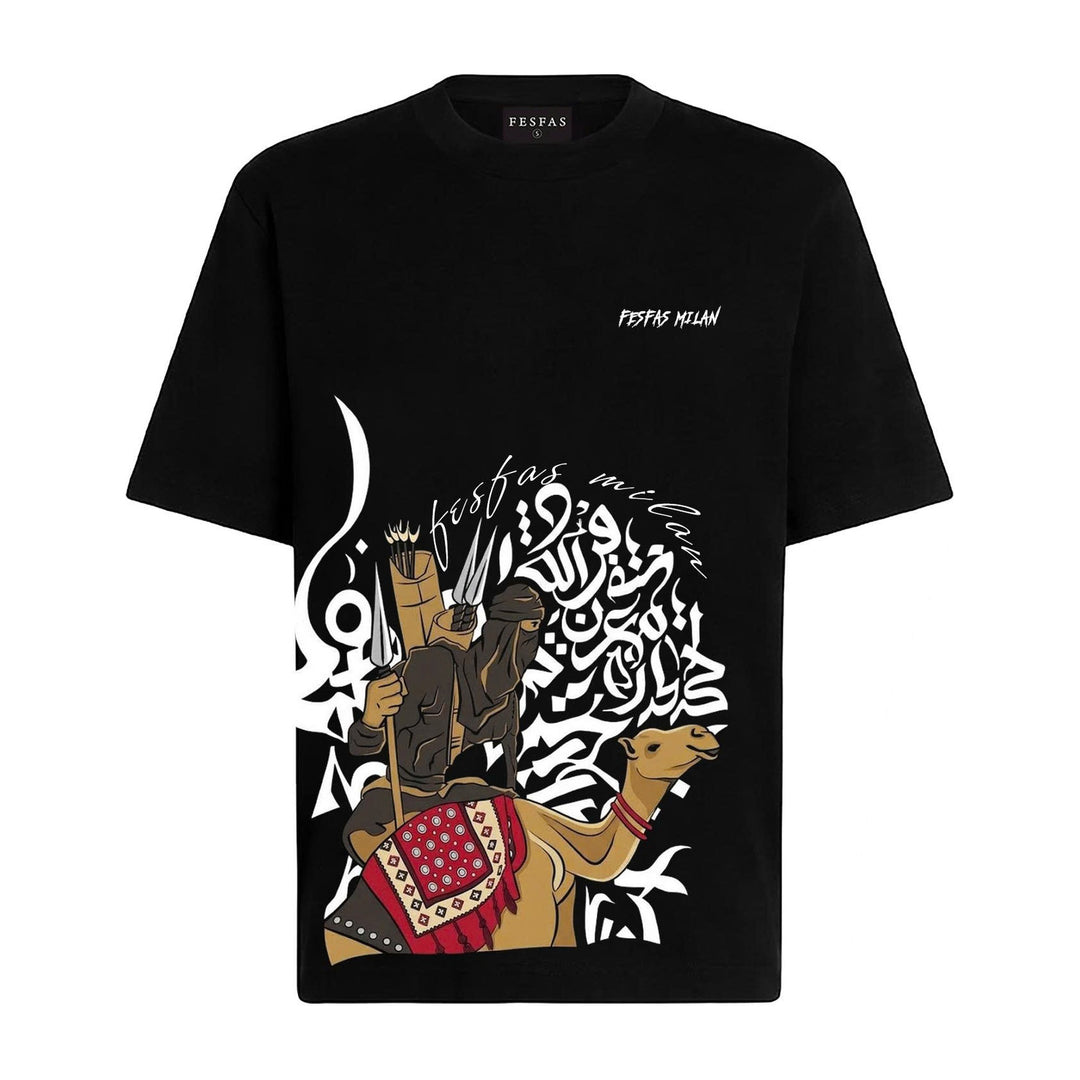 FesFas Desert Warrior-print T-shirt