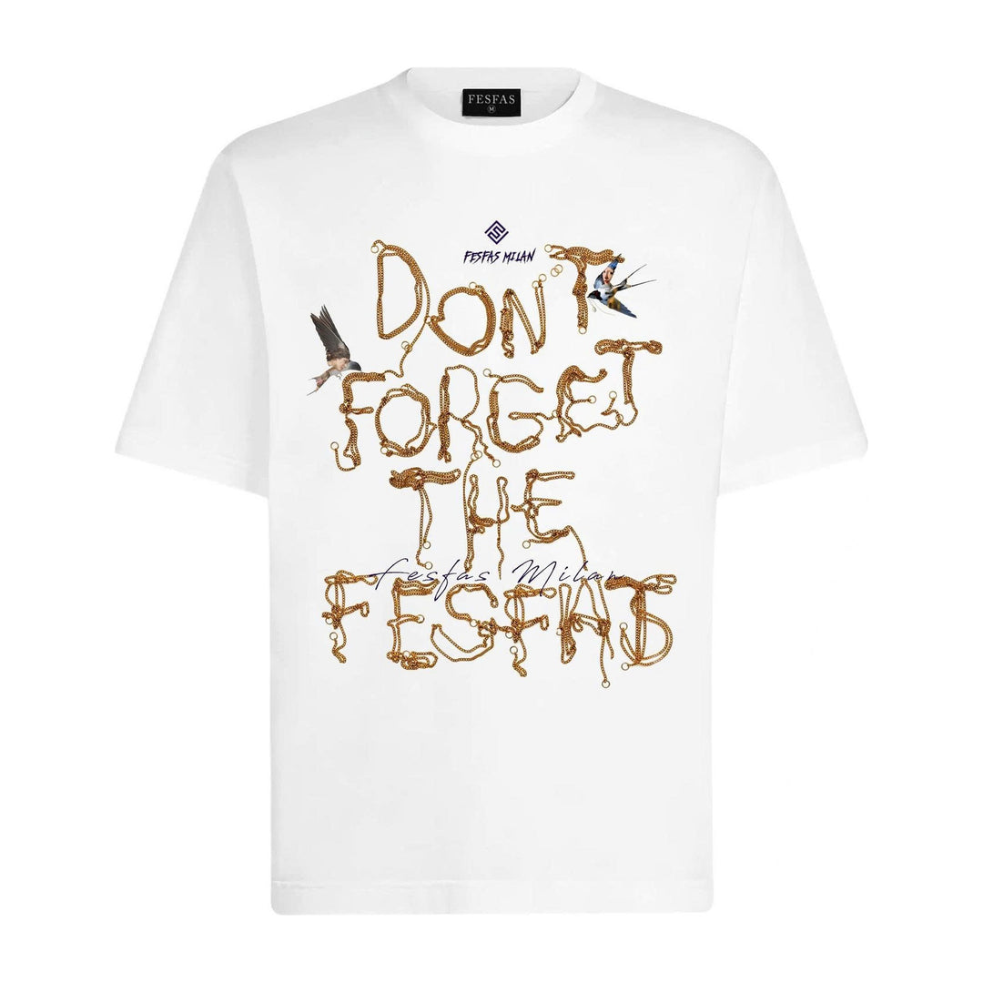 FesFas Don't Forget-print T-shirt