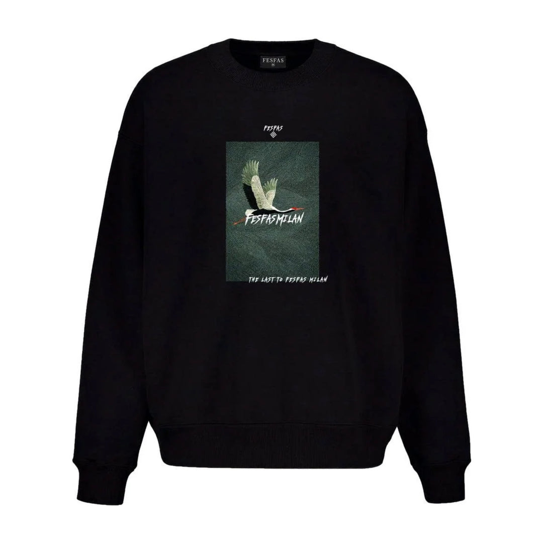 FesFas Framed Portrait-print Sweatshirt
