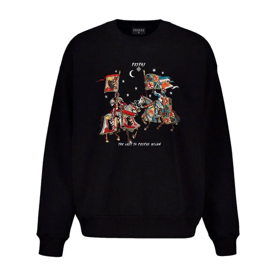 FesFas Knights-print Sweatshirt