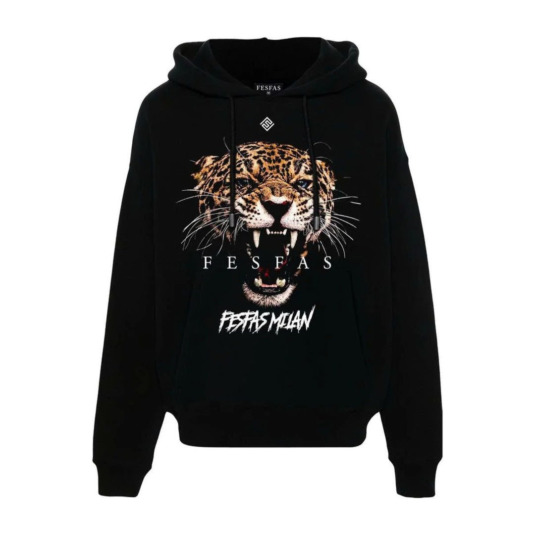 FesFas Roaring Leopard-print Hoodie