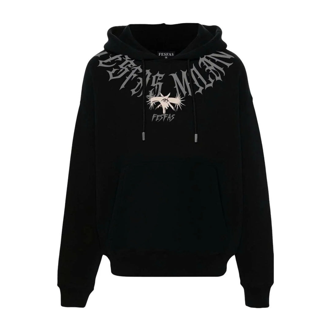 FesFas Signature Necklace-print Hoodie