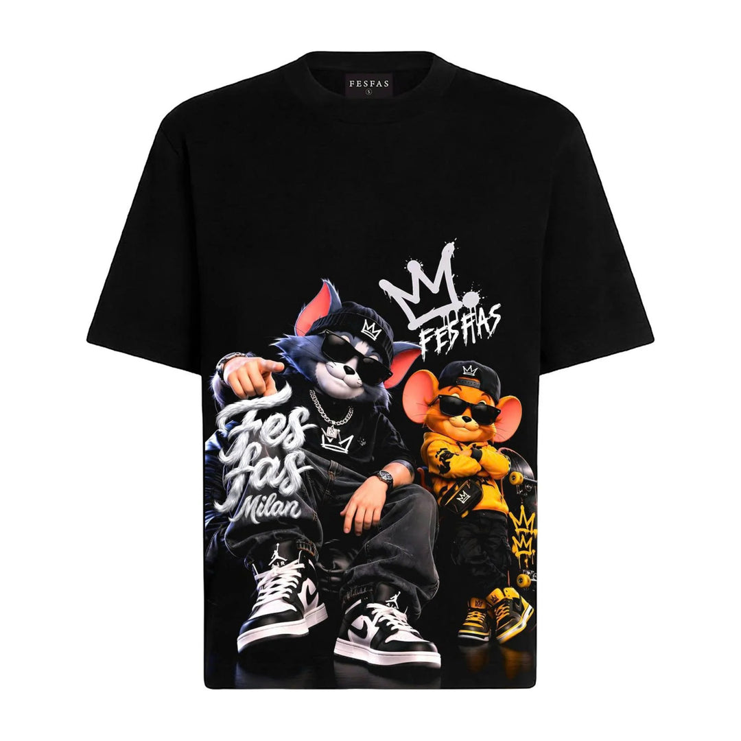 FesFas Street Crew-print T-shirt