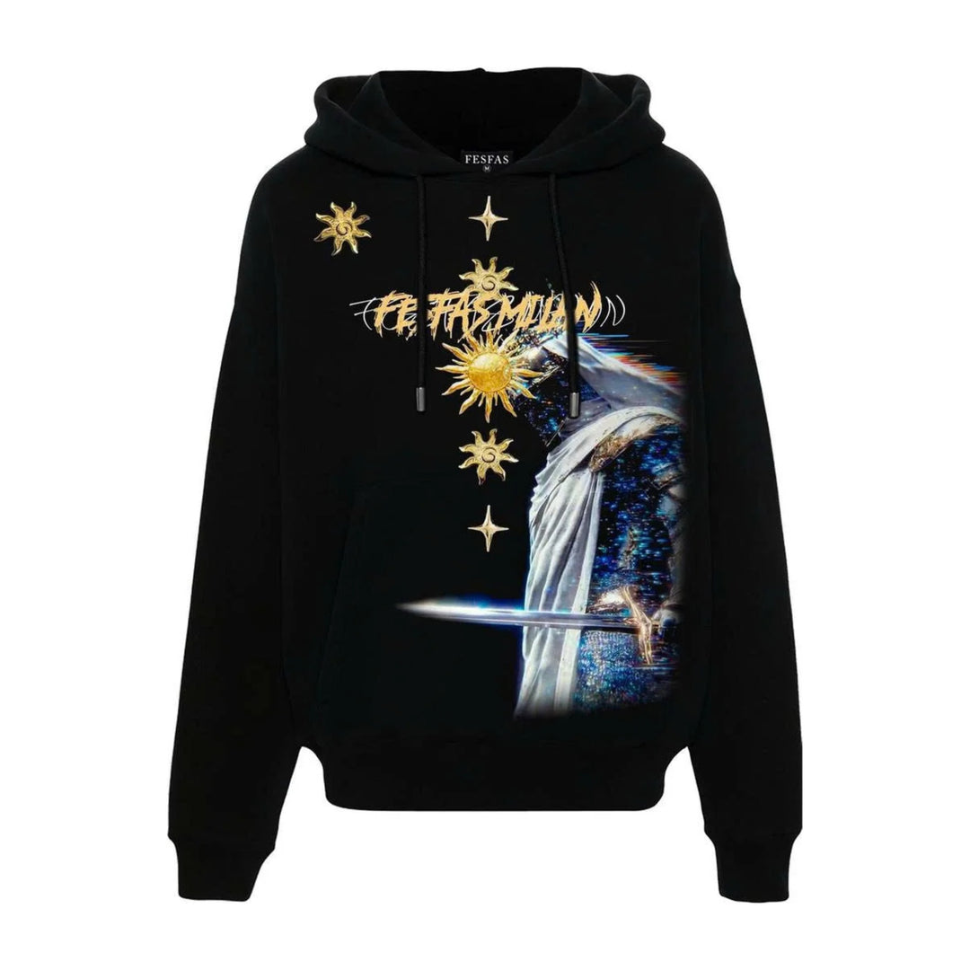 FesFas Sun Samurai-print Hoodie