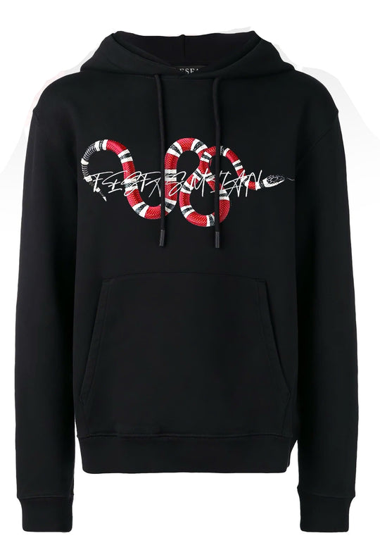 FesFas Snake-print Hoodie Set | Black | Men