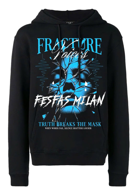 FesFas mask-print Hoodie | Black | Men