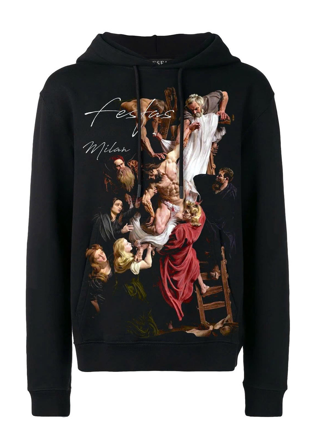FesFas godfall-print Hoodie | Black | Men