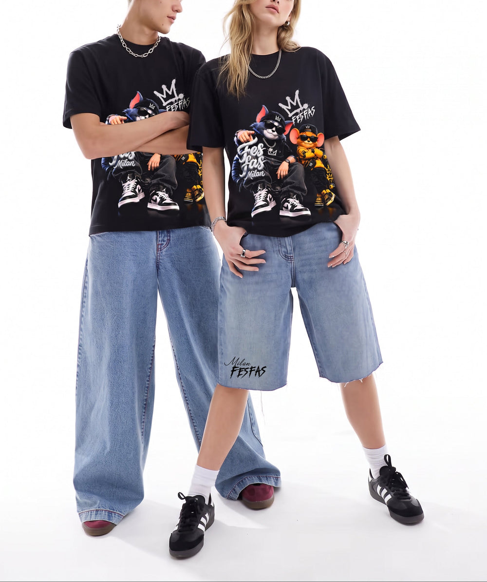 FesFas Street Crew-print T-shirt