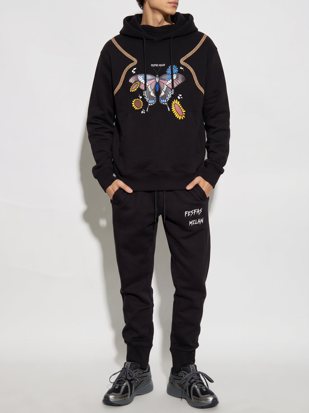 FesFas Butterfly-print Hoodie Set