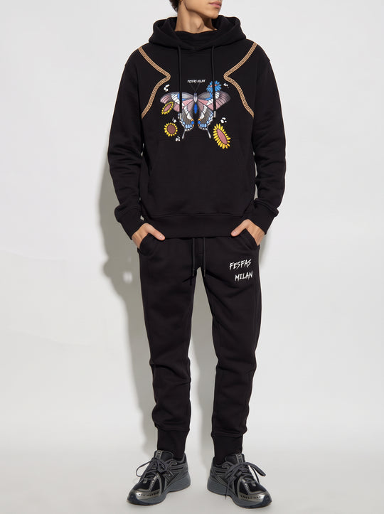 FesFas Butterfly-print Hoodie Set