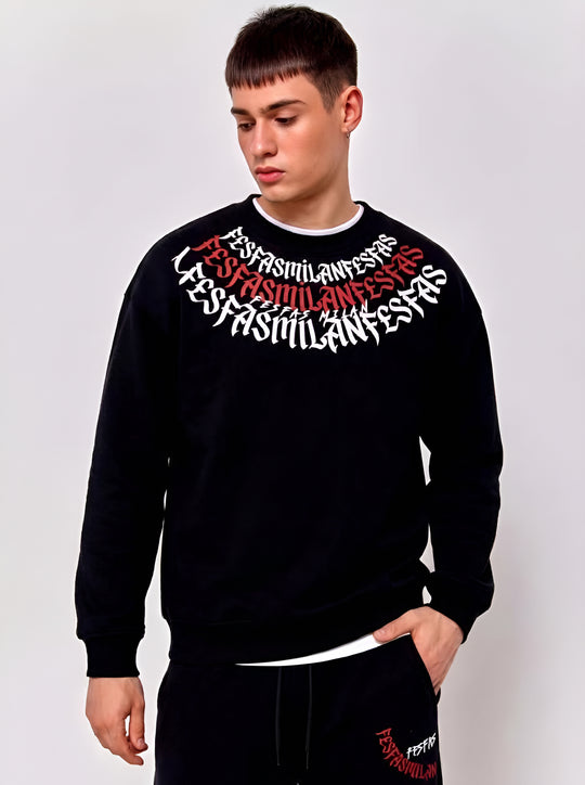 FesFas graphic-print Sweatshirt Set