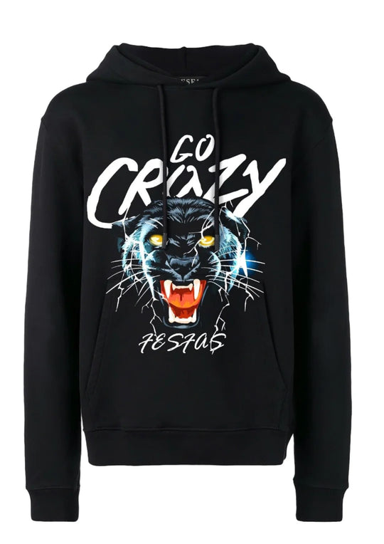 FesFas black panther-print Hoodie | Black | Men