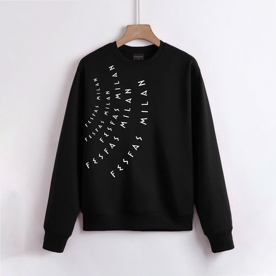 FesFas graphic FesFas-print Sweatshirt | Black | Men
