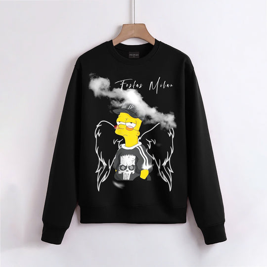 FesFas cartoon-print Sweatshirt | Black | Men