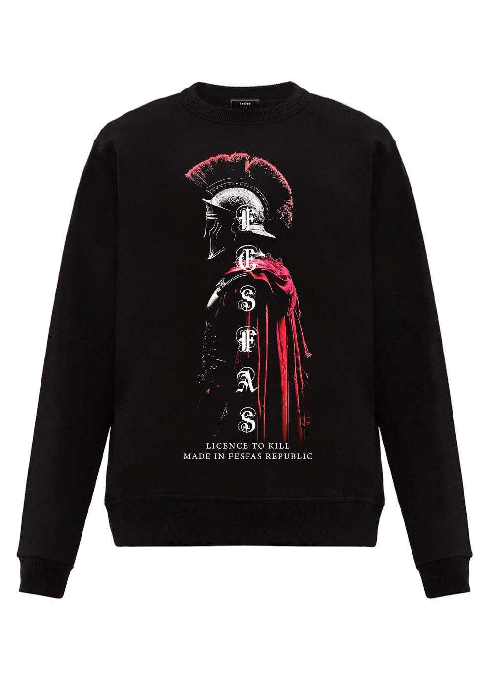 FesFas Warrior-print Sweatshirt Set