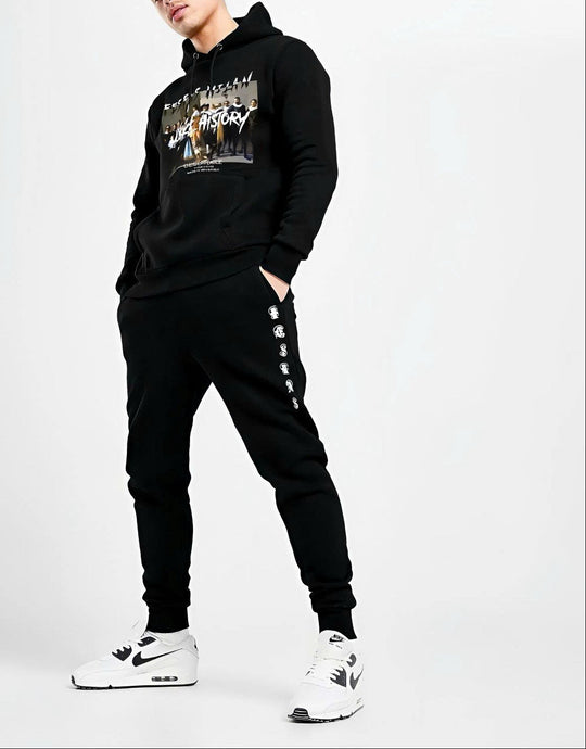 FesFas Famous painter-print Hoodie Set | Black | Men