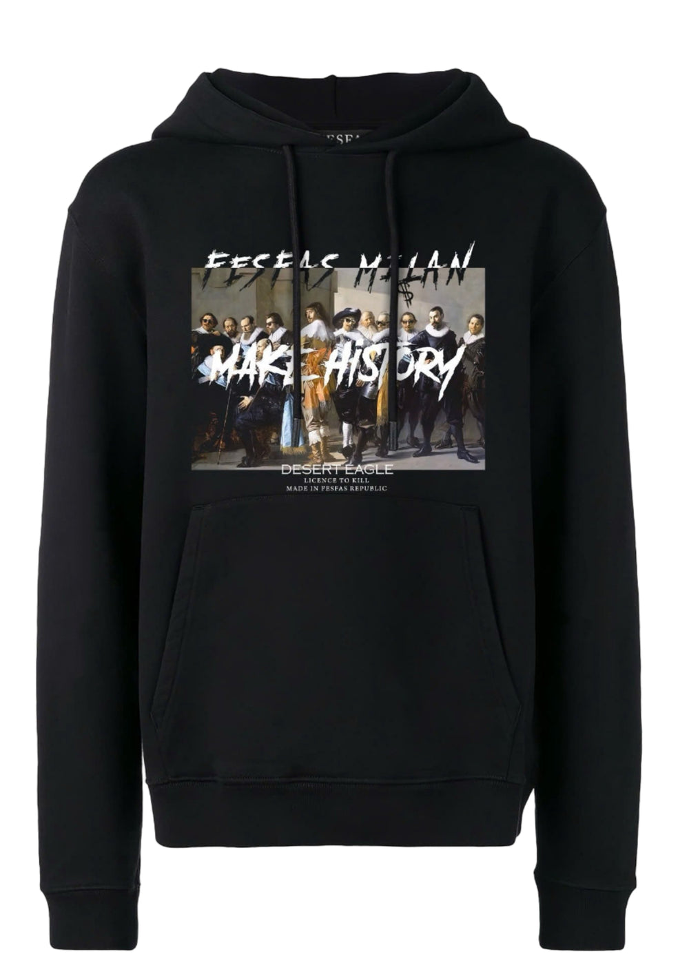 FesFas Famous painter-print Hoodie Set | Black | Men