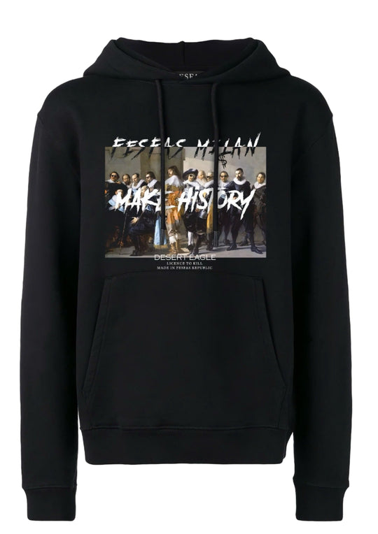 FesFas Famous painter-print Hoodie Set | Black | Men