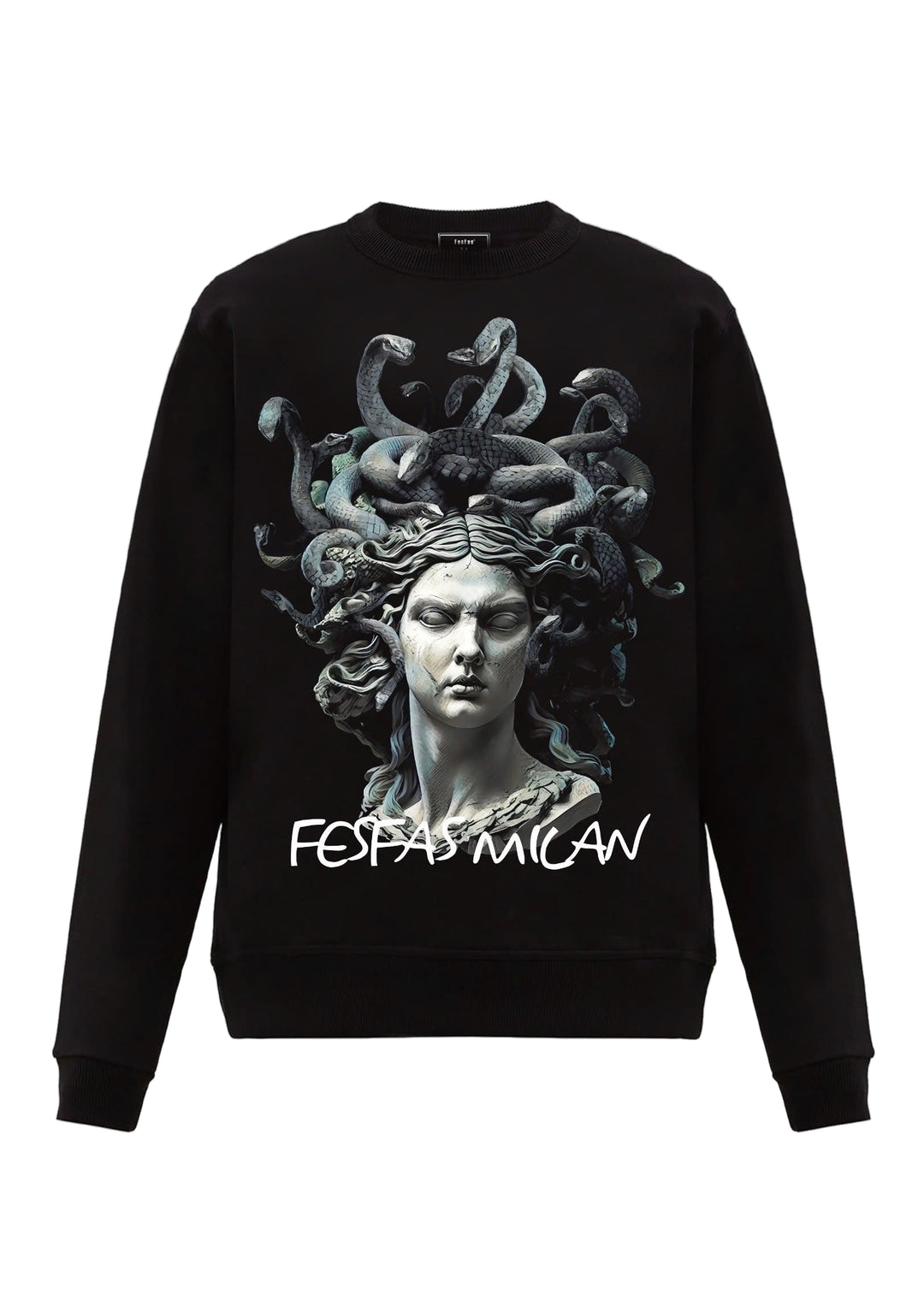 FesFas Medusa-print Sweatshirt Set | Black | Men
