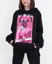 FesFas Panther-print Hoodie Set | Black | Unisex