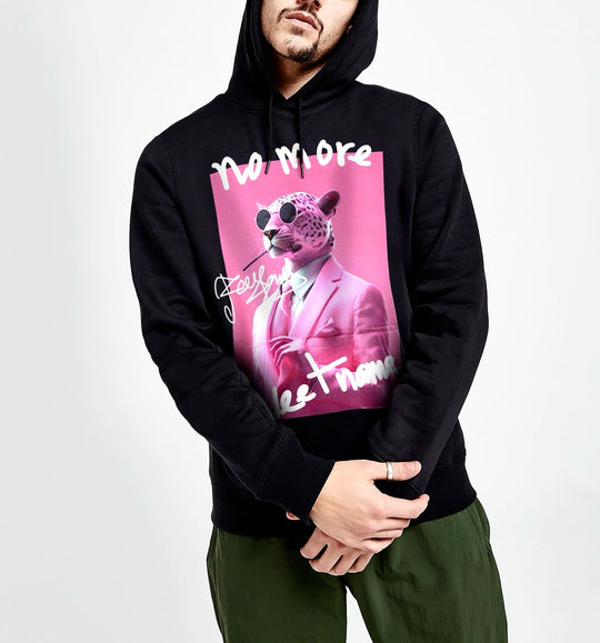 FesFas Panther-print Hoodie Set | Black | Men