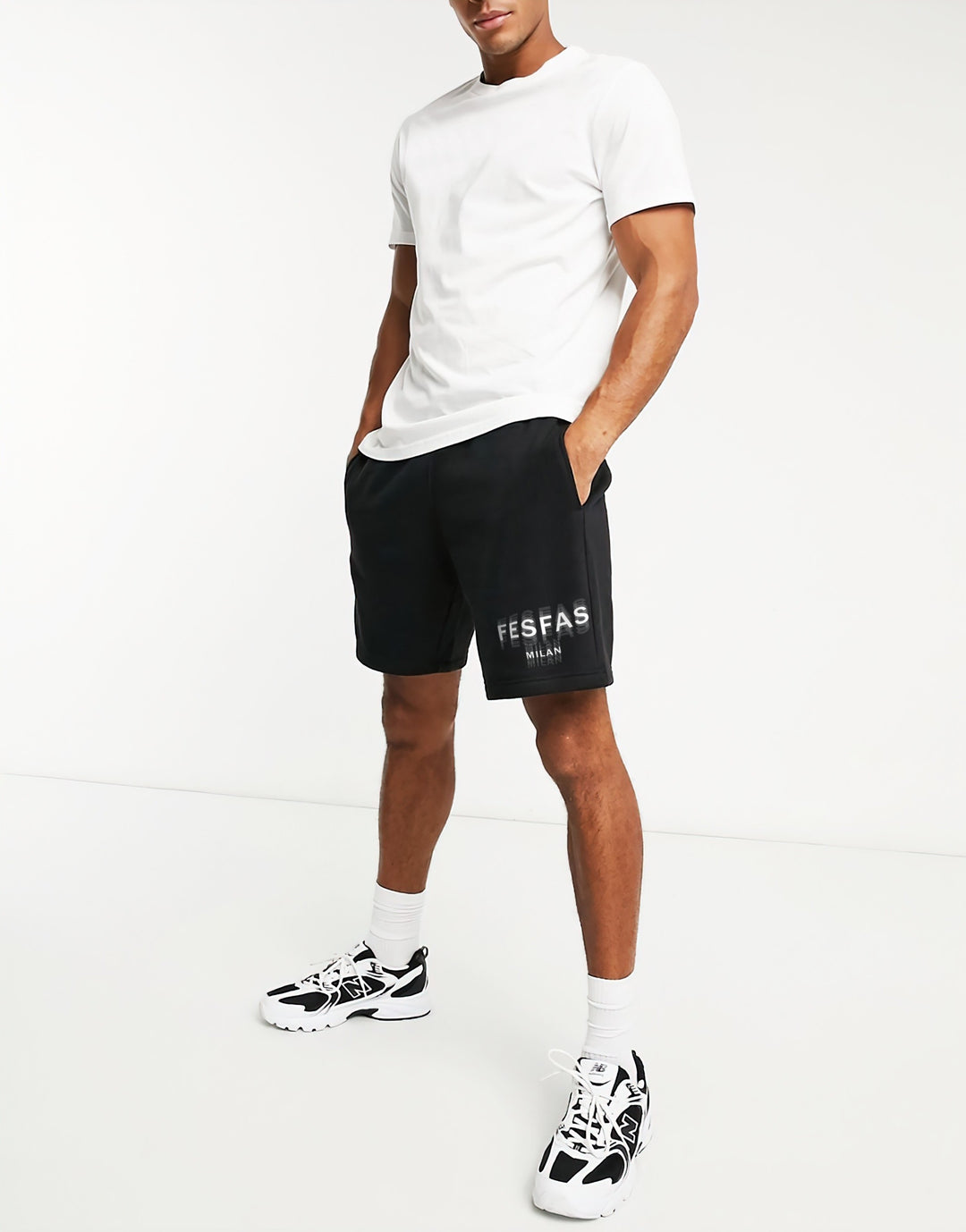 FesFas Drawstring Shorts | Men | Black
