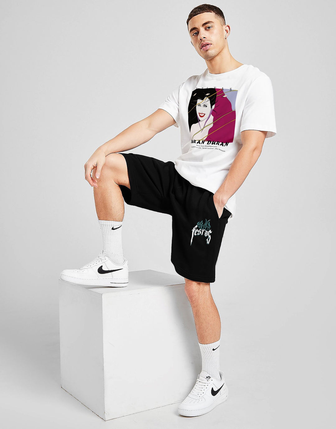 FesFas Drawstring Shorts | Men | Black