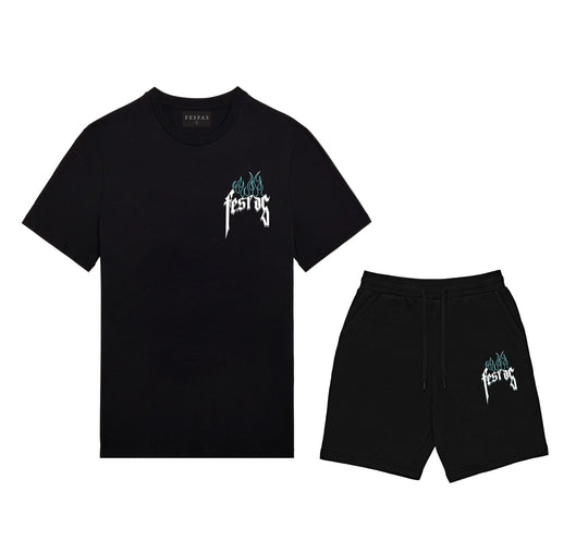 FesFas Drawstring Shorts | Men | Black