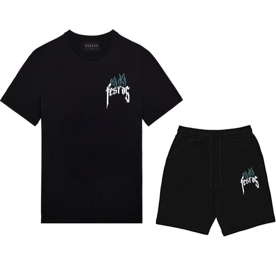 FesFas Snake-print T-shirt | Black | Men