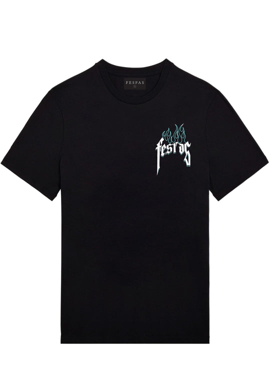 FesFas Snake-print T-shirt | Black | Men