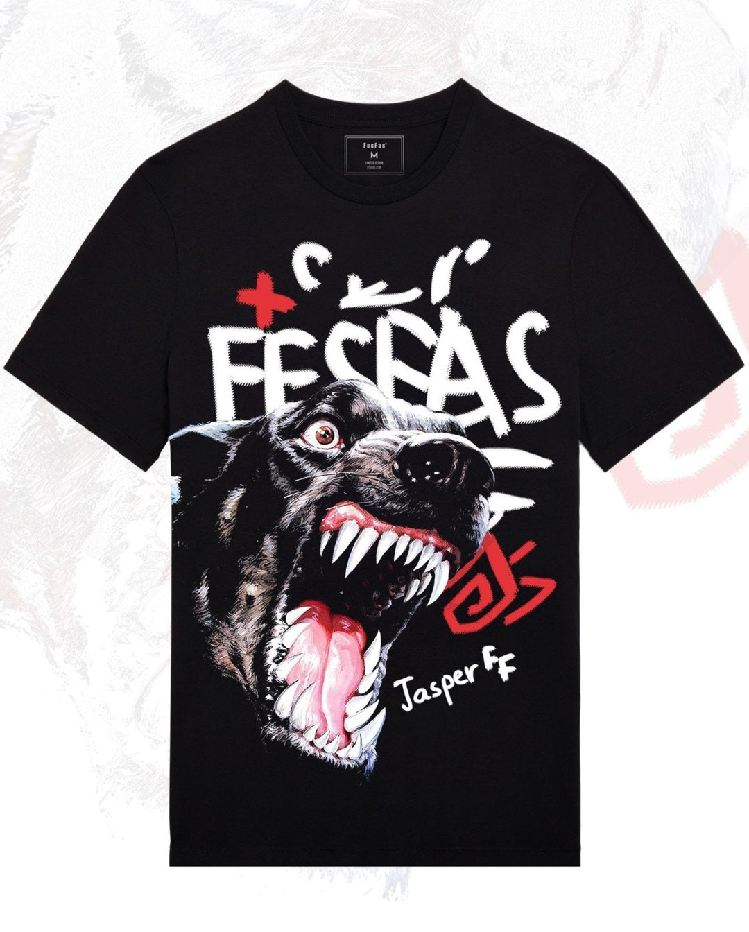 FesFas Ferocious-print T-shirt | Black | Men