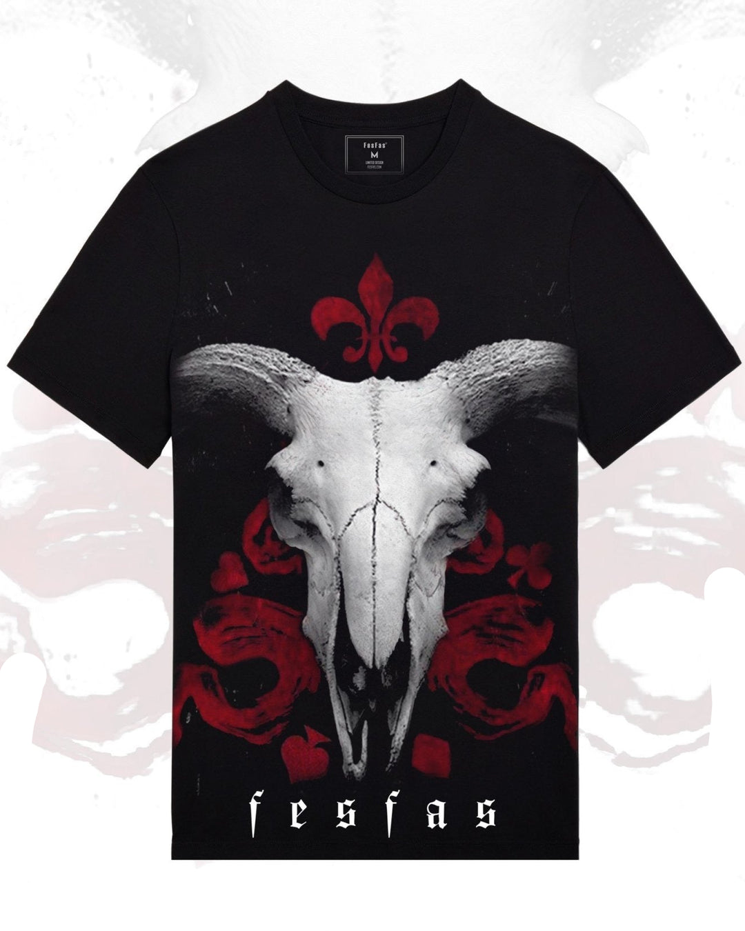 FesFas Satyr-print T-shirt | Black | Men