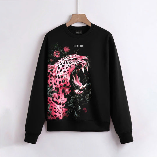 FesFas Jaguar-print Sweatshirt | Black | Men